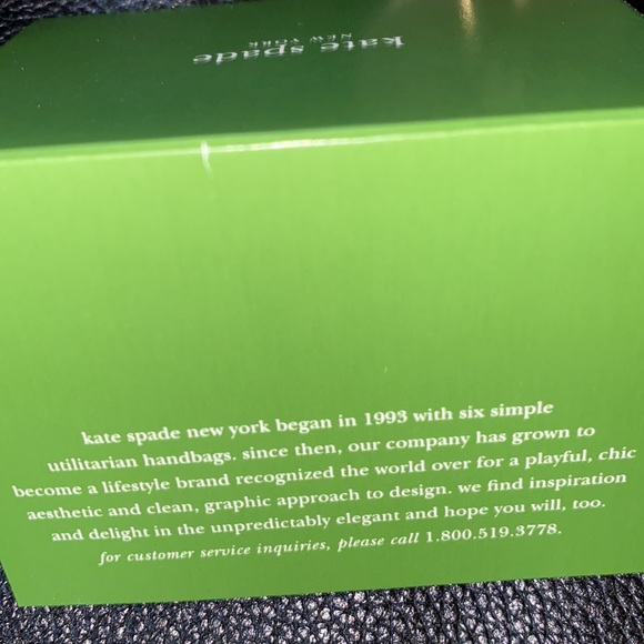 VTG Kate Spade Authenticate NWOT turn lock Buckle. Pebble Midnight Black bag - Picture 11 of 11